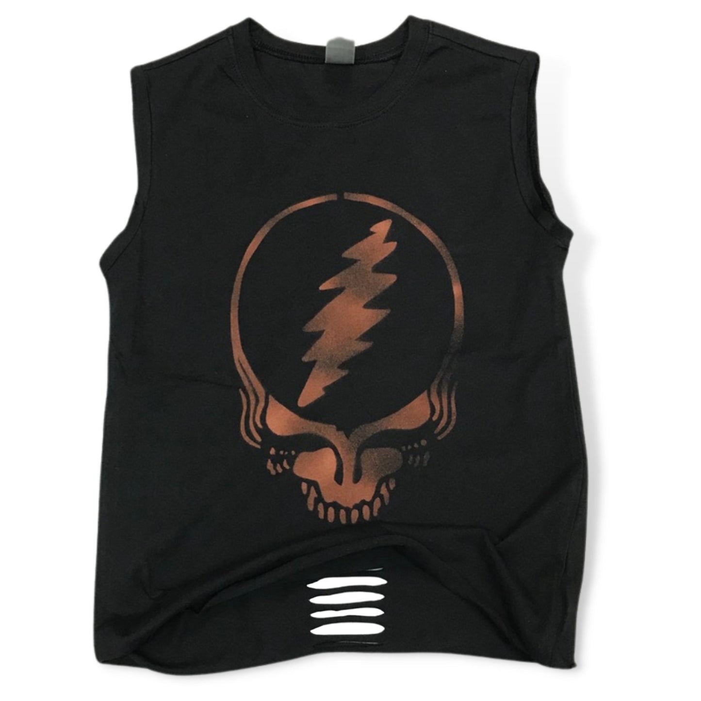 Grateful Skull Custom Spine Snip Camp Tank - a Spirit Animal - Custom Tank active January 2024 adult Ali & Joe