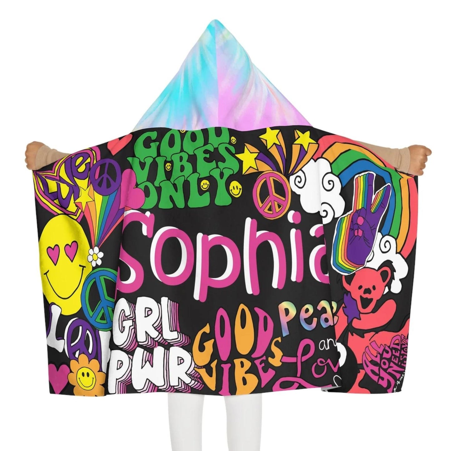 Just Love Designs Youth Hooded Towel - a Spirit Animal - Custom Towel active November 2023 Custom Custom Towel