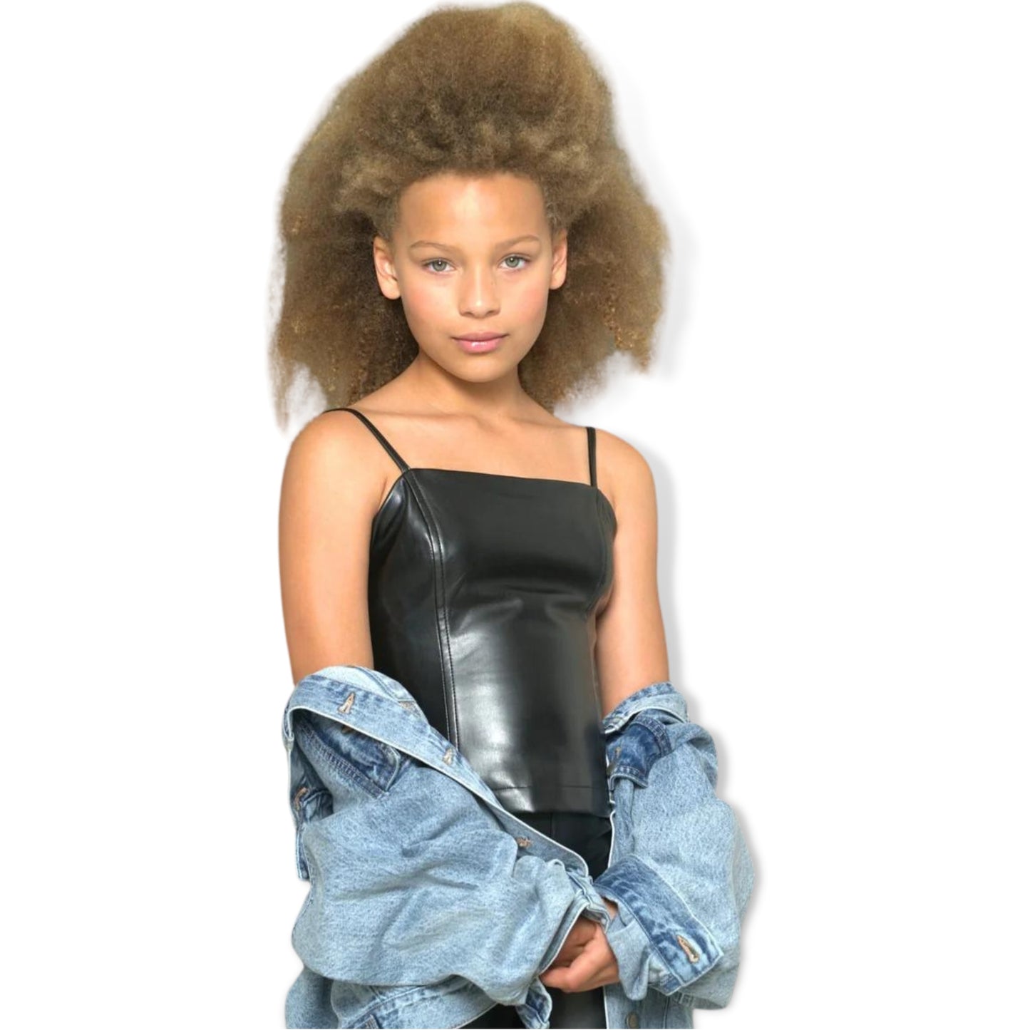 KatieJNYC Black Vegan Leather Lexi Bustier - a Spirit Animal - Tops $60-$90 active August 2023 black