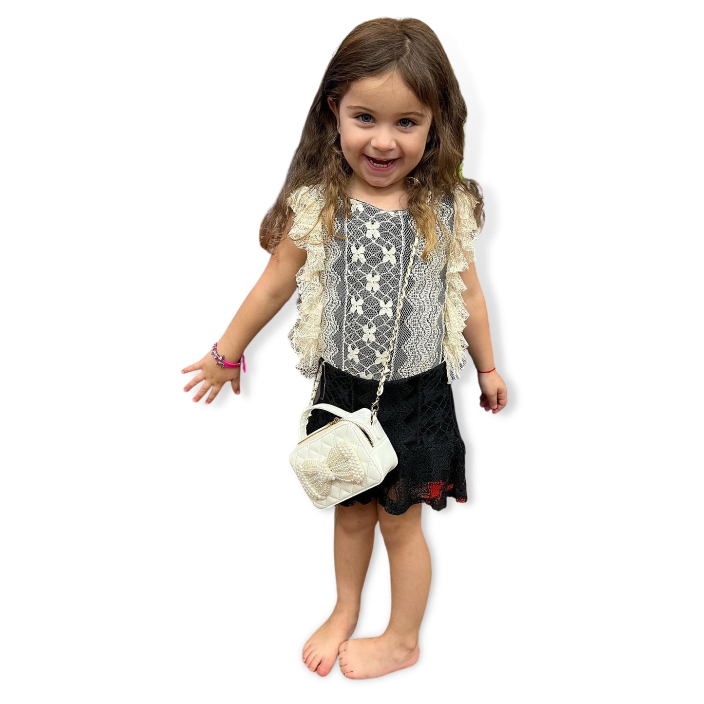 Les Tout Petits Ivory Panel / Black Assorted Dress - a Spirit Animal - Dress active September 2023 black dress