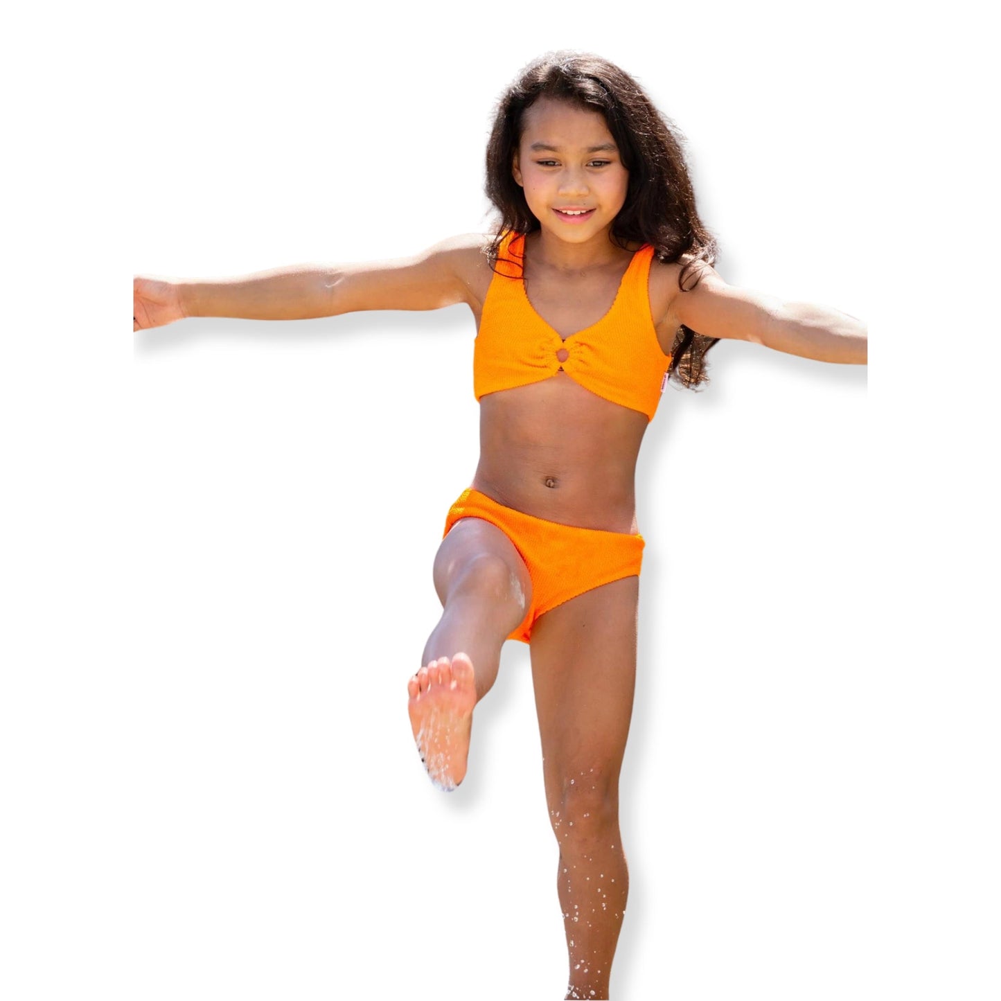 Limeapple Cinzia Crinkle Bikini Set with ring at CF - a Spirit Animal - swim active March 2024 bikini Limeapple
