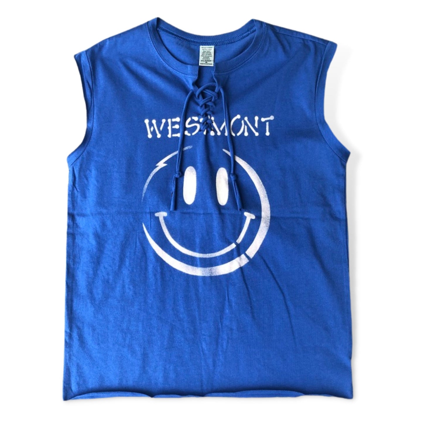 Big Smile Custom Tonal Laceup Camp Tank - a Spirit Animal - Custom Tank active January 2024 Ali & Joe Camp