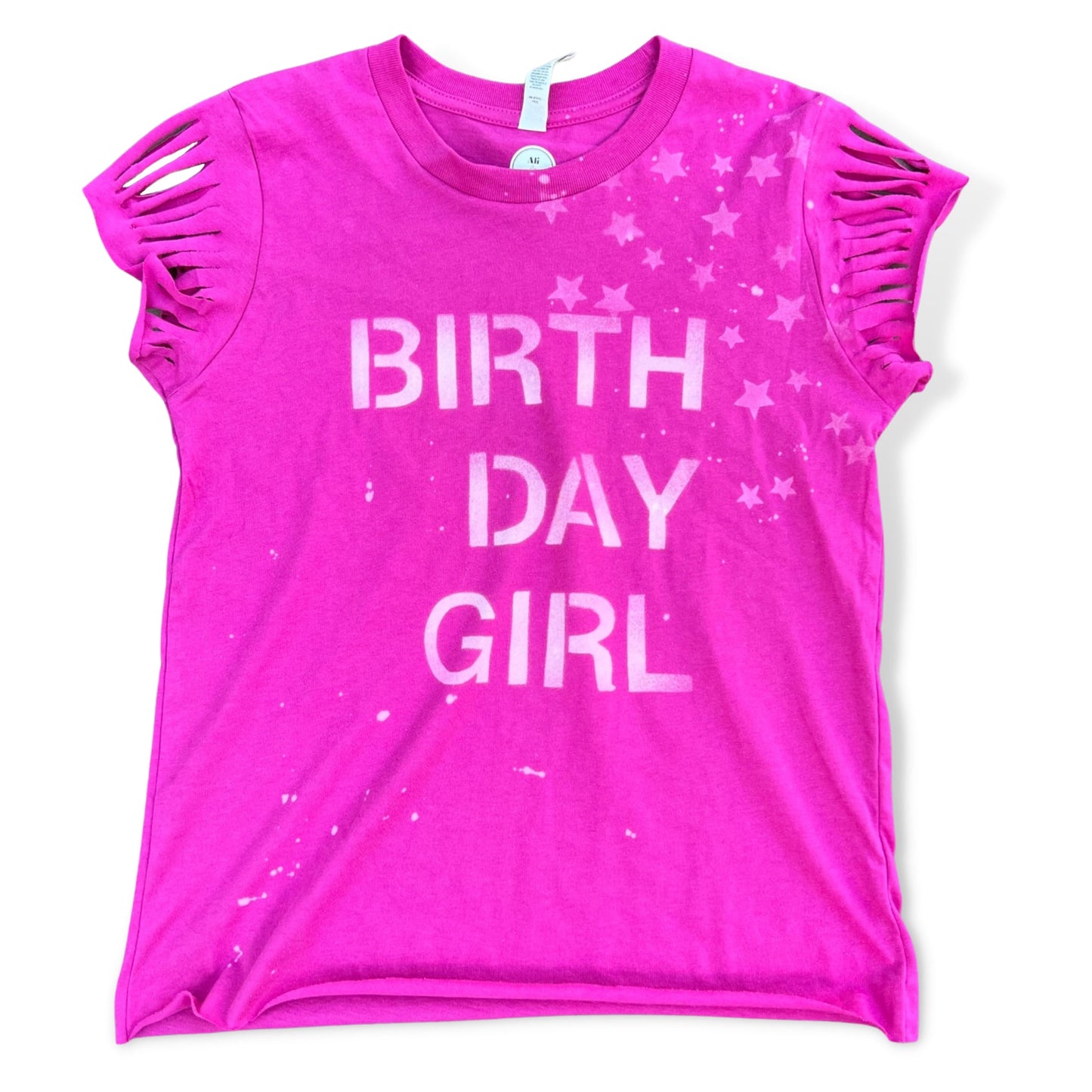 Birth Day Girl Custom Lantern Sleeve Tee - a Spirit Animal - custom tee active January 2024 adult Ali & Joe