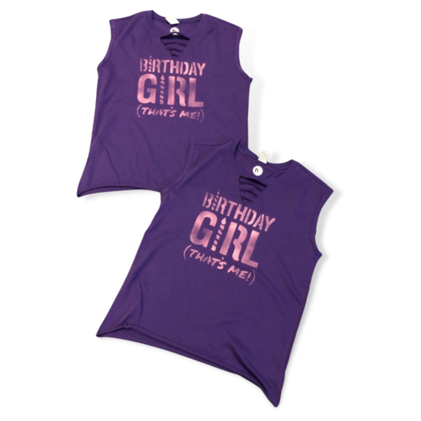 Birth Day Girl That's Me Custom Neck Slashed Everyday Tank - a Spirit Animal - Custom Tank active January 2024 adult Ali & Joe