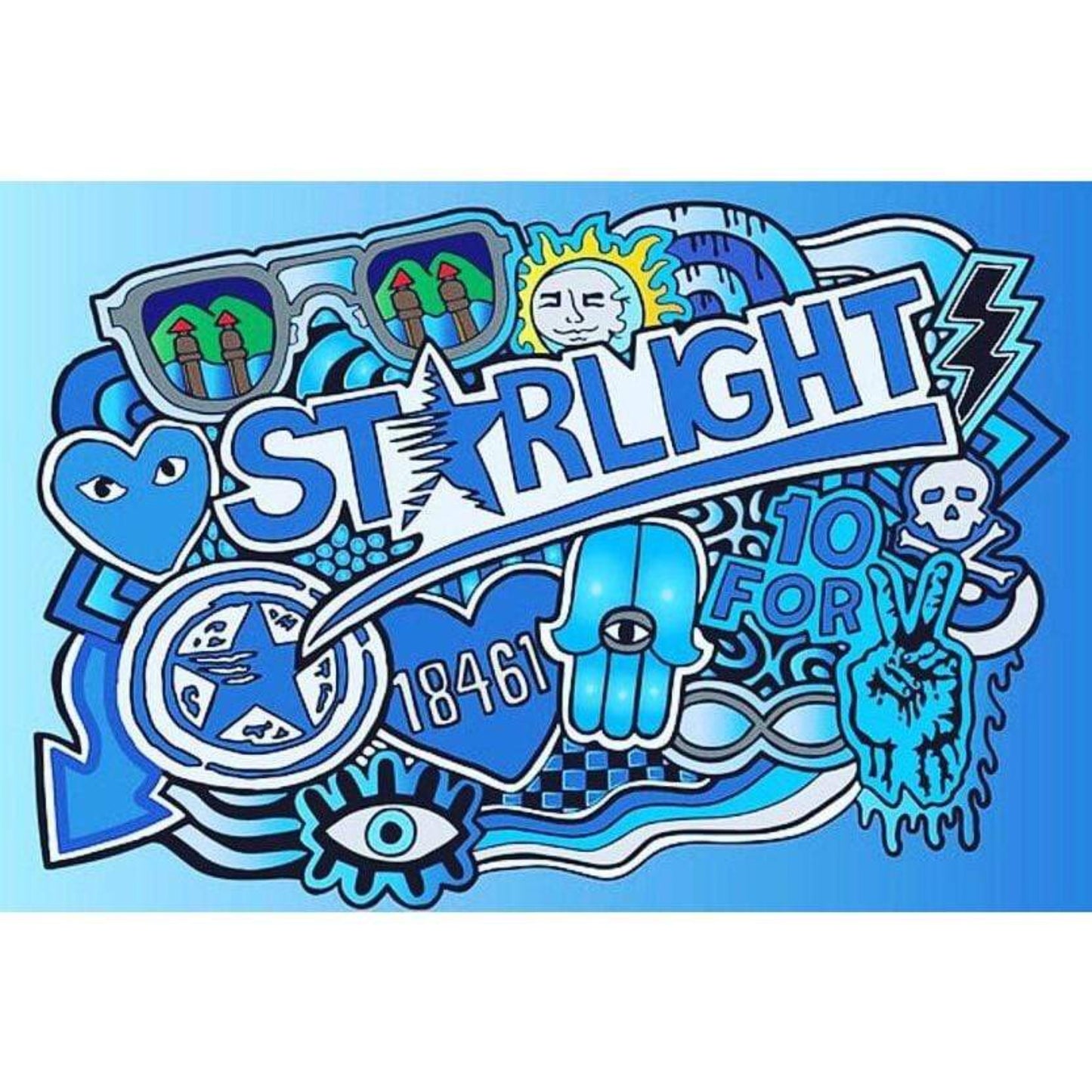 Blanket - Graffiti Camp Style - a Spirit Animal -