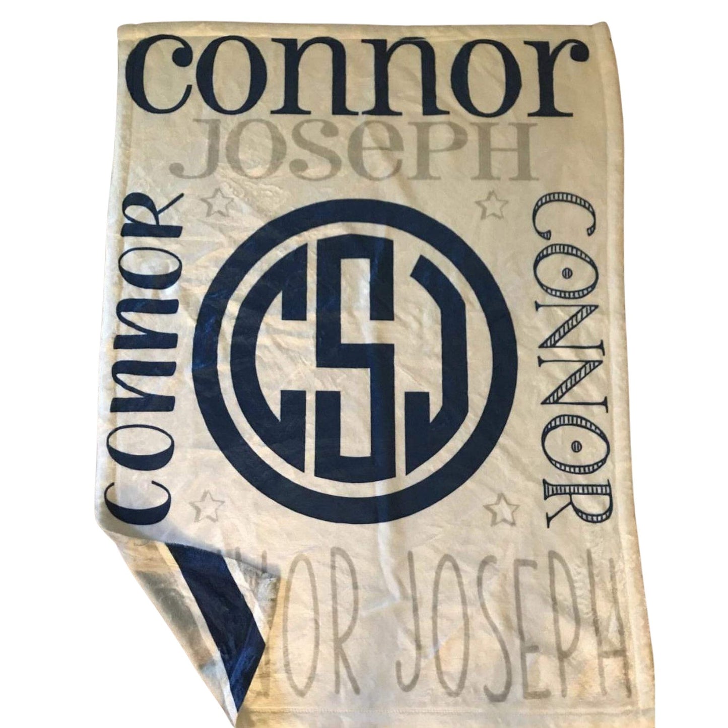 Blanket - Monogrammed Name - a Spirit Animal -