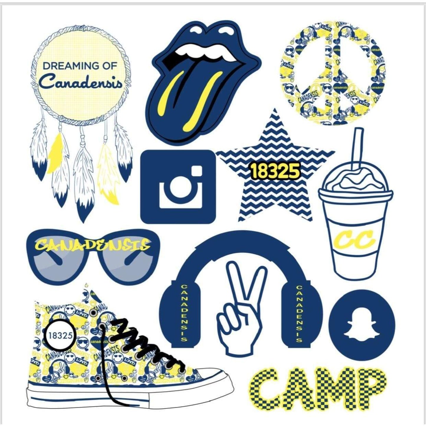 Camp decals (12x12) - a Spirit Animal -