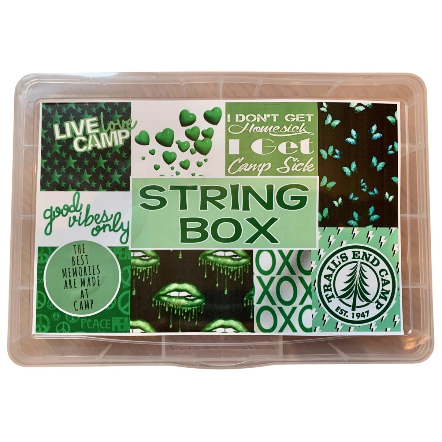 Camp Themed String Box - a Spirit Animal -