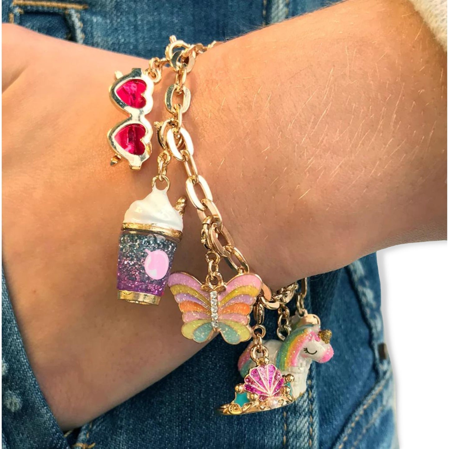 Charm it! Gold Butterfly Charm - a Spirit Animal - Charms accessories active September 2023 Charm it!