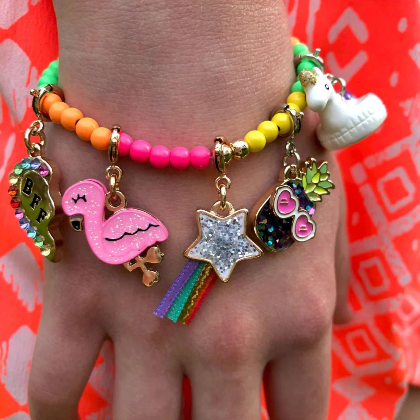 Charm it! Gold Glitter Shooting Star Charm - a Spirit Animal - Charms accessories active September 2023 Charm it!