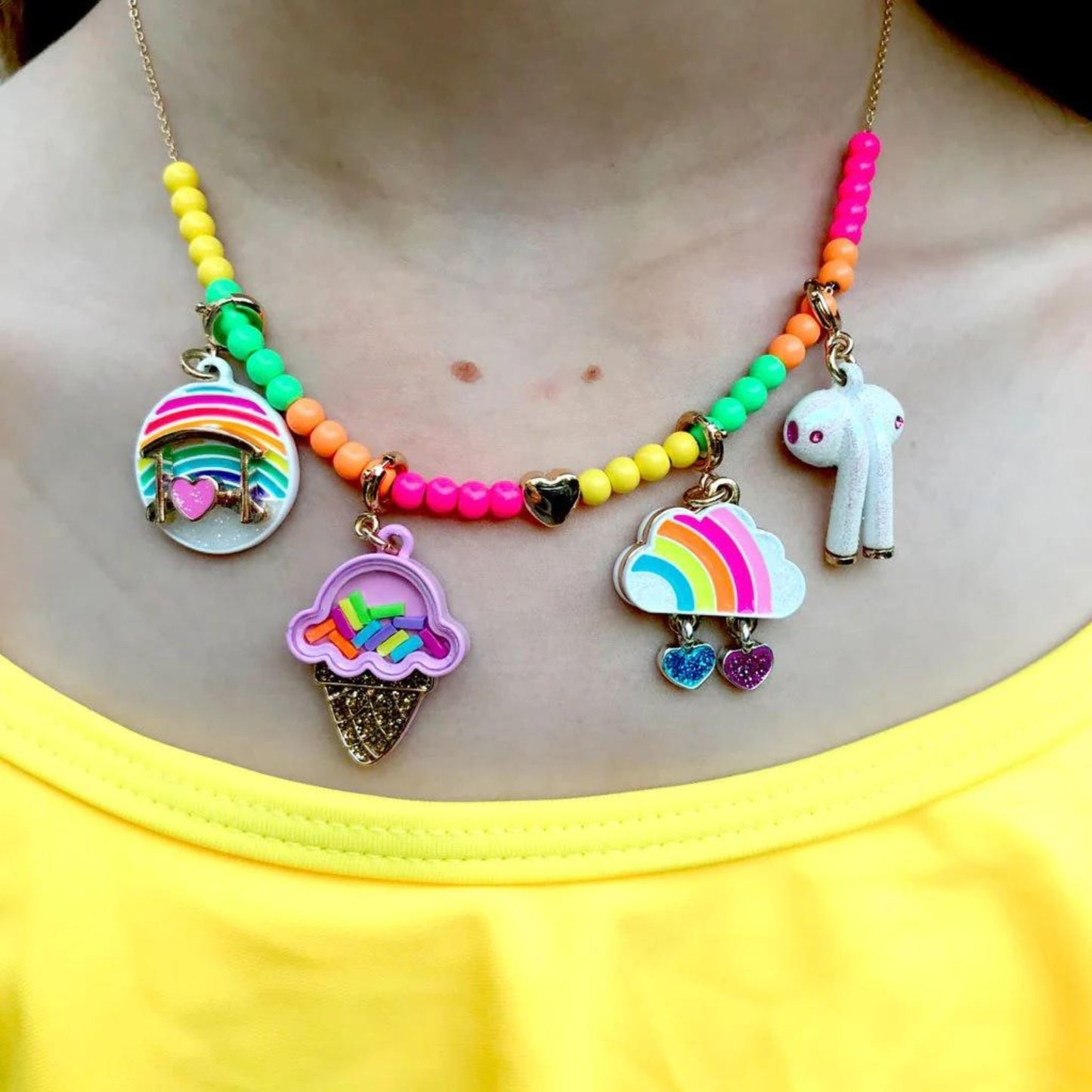 Charm it! Gold Ice Cream Cone Shaker Charm - a Spirit Animal - Charms accessories active September 2023 Charm it!