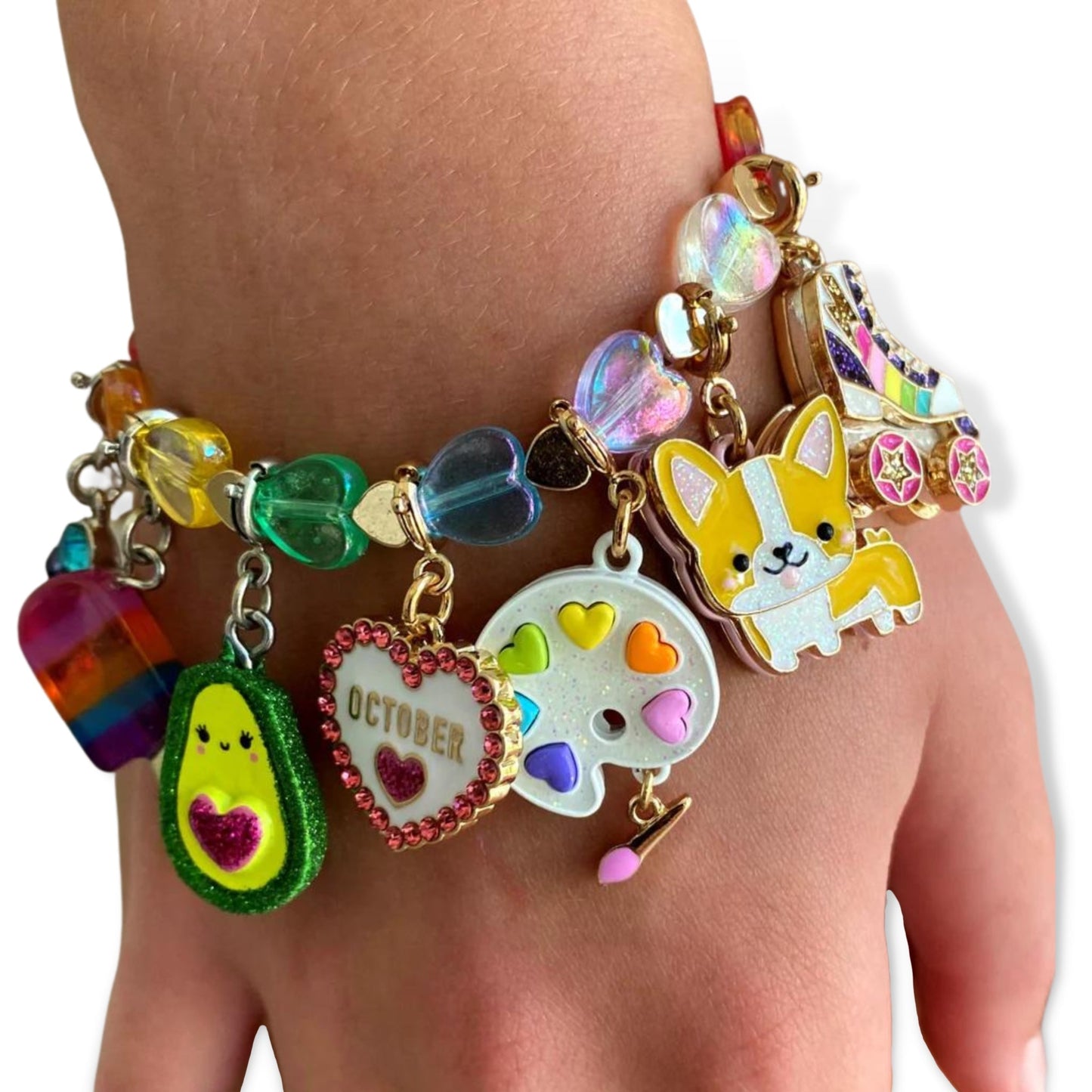 Charm it! Gold Paint Palette Charm - a Spirit Animal - Charms accessories active September 2023 Charm it!