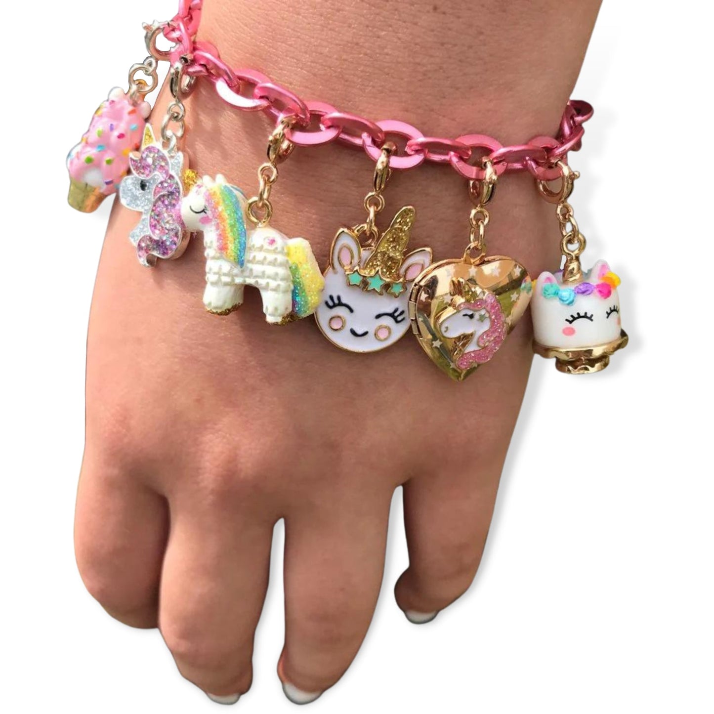 Charm it! Gold Unicorn Pinata Charm - a Spirit Animal - Charms accessories active September 2023 Charm it!