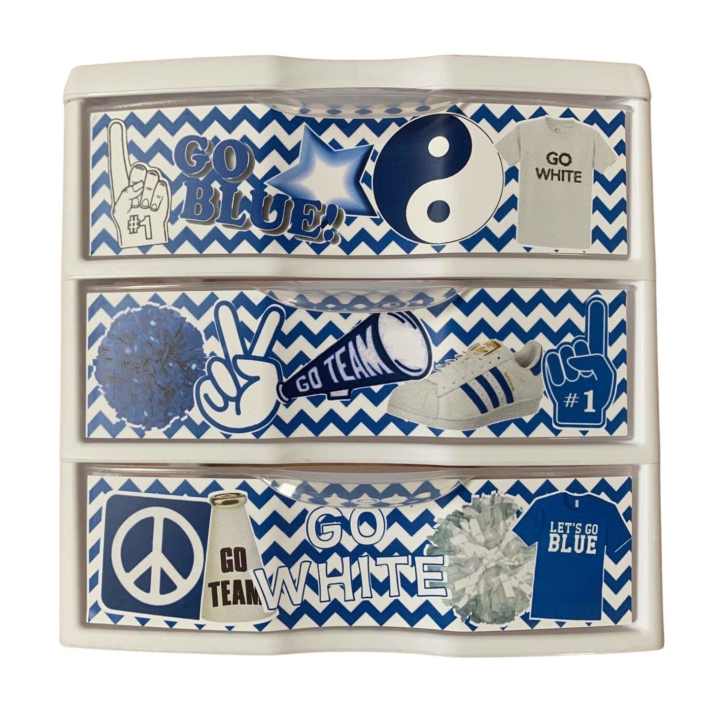 Color War Specific Decoupage Drawers - a Spirit Animal -