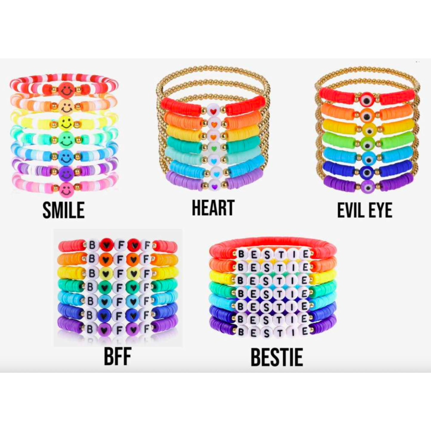 Create by D Bracelet Sets (Per 7 Bracelets) - a Spirit Animal - Bracelets accessories active October 2023 bracelets