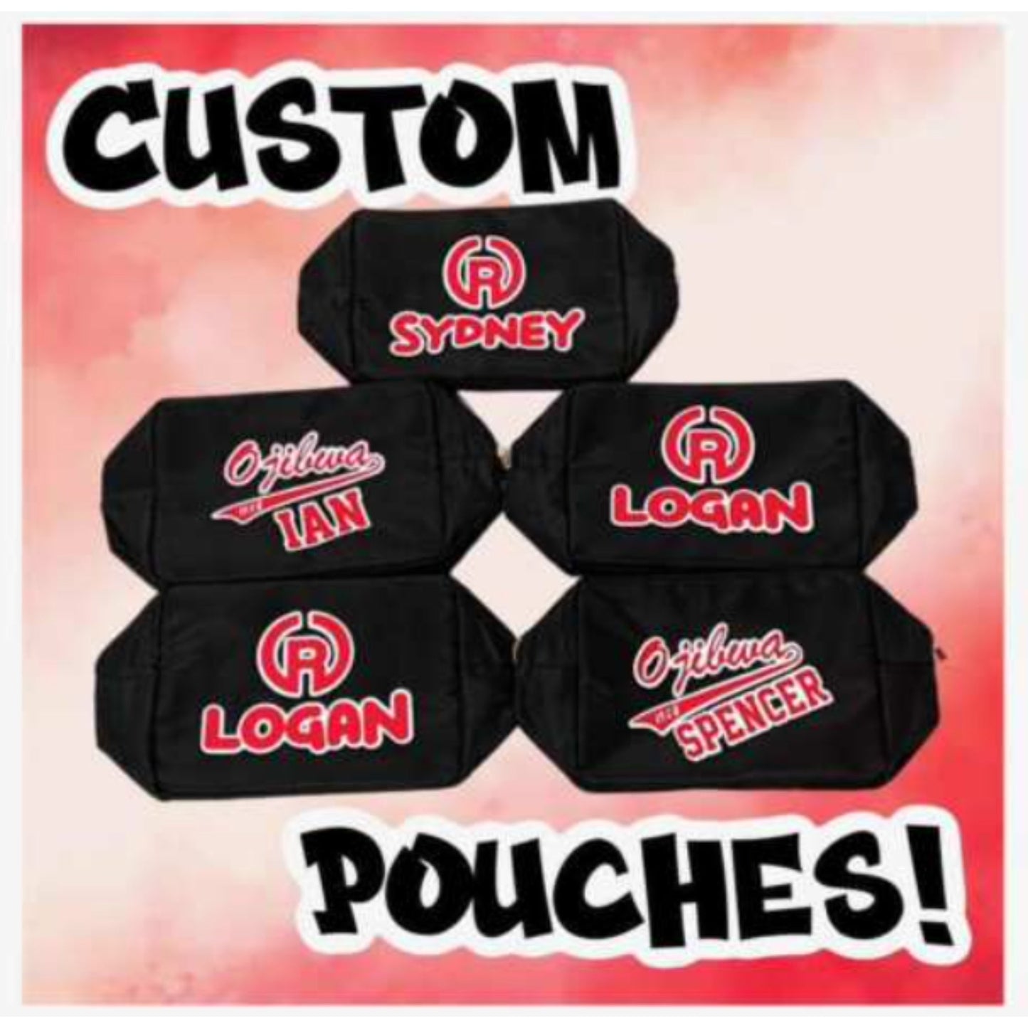 Create by D Custom Camp Logo Pouch - a Spirit Animal - Pouch active October 2023 Bag Bags