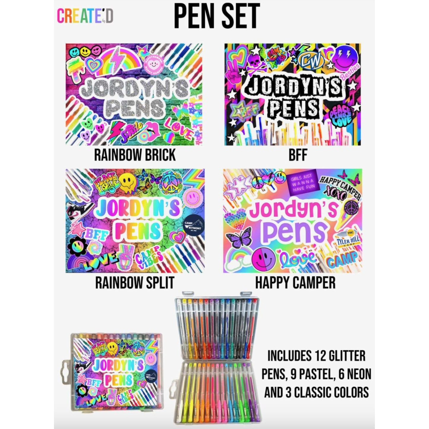 Create by D Pen Set - a Spirit Animal - pen accessories active September 2023 Create by D