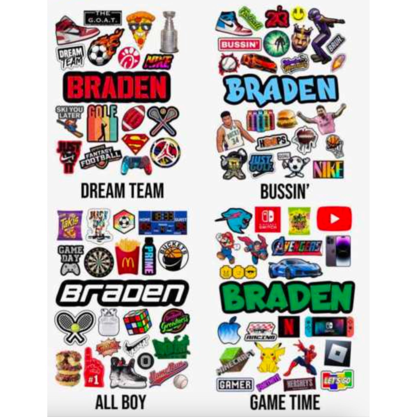 Create by D Pre-Designed Sticker Sheets - a Spirit Animal - Stickers active October 2023 Create by D Custom