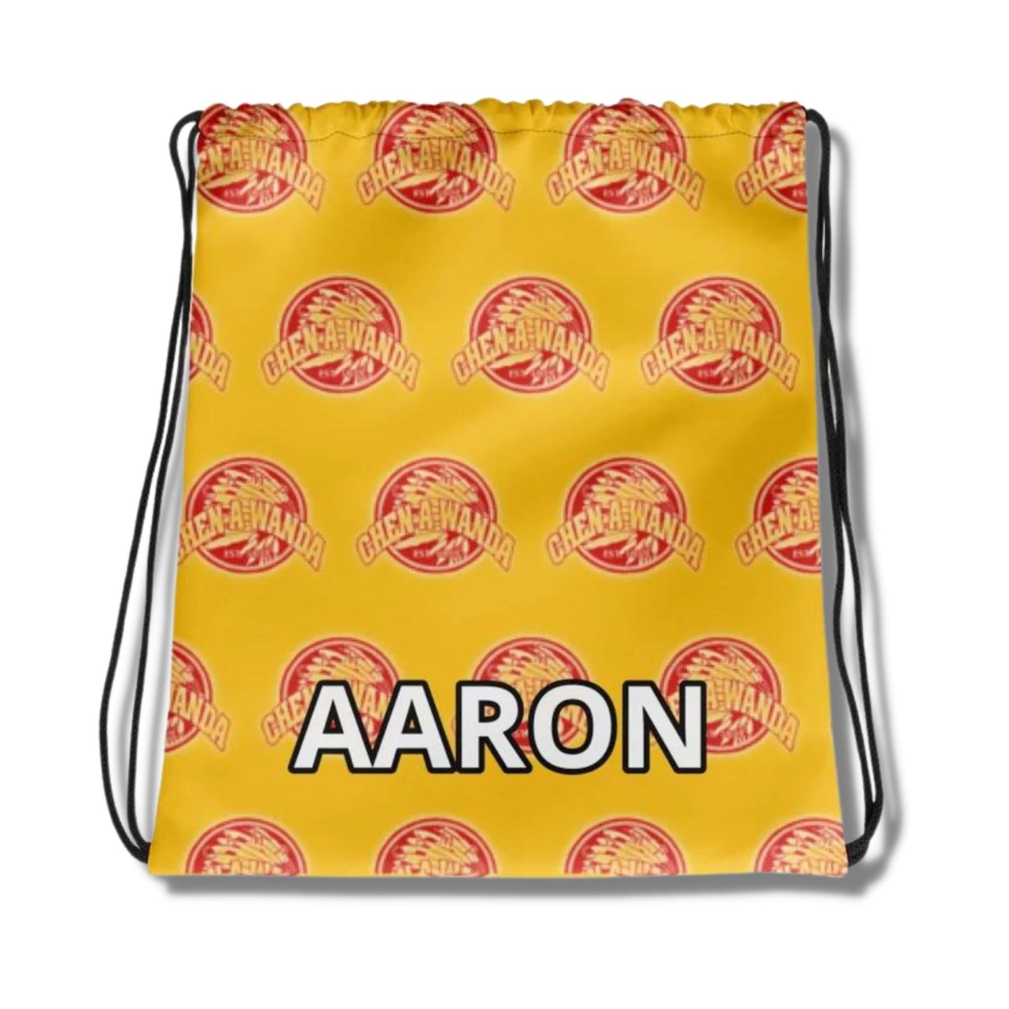 Custom Camp Logo Step in Repeat Style Drawstring Bags - a Spirit Animal - Bags $30-$60 $45-$60 accessories