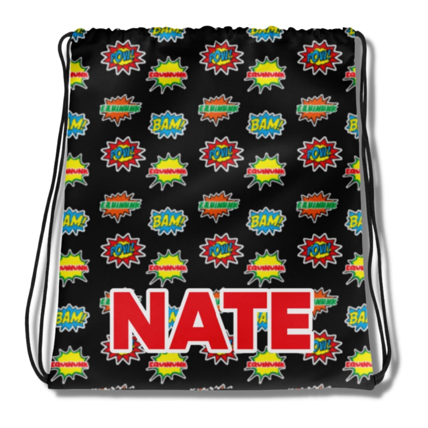 Custom Camp Logo Step in Repeat Style Drawstring Bags - a Spirit Animal - Bags $30-$60 $45-$60 accessories