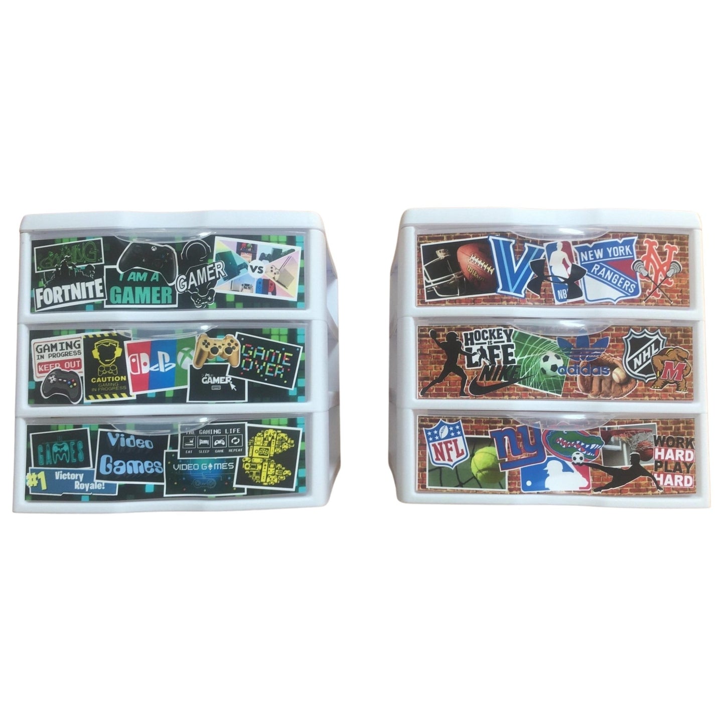 Custom Decoupage Drawers - a Spirit Animal -