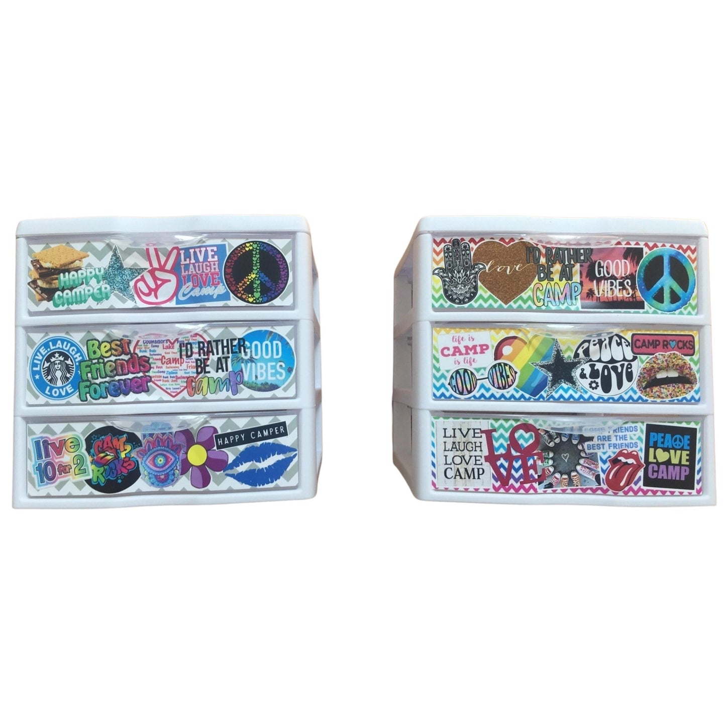 Custom Decoupage Drawers - a Spirit Animal -