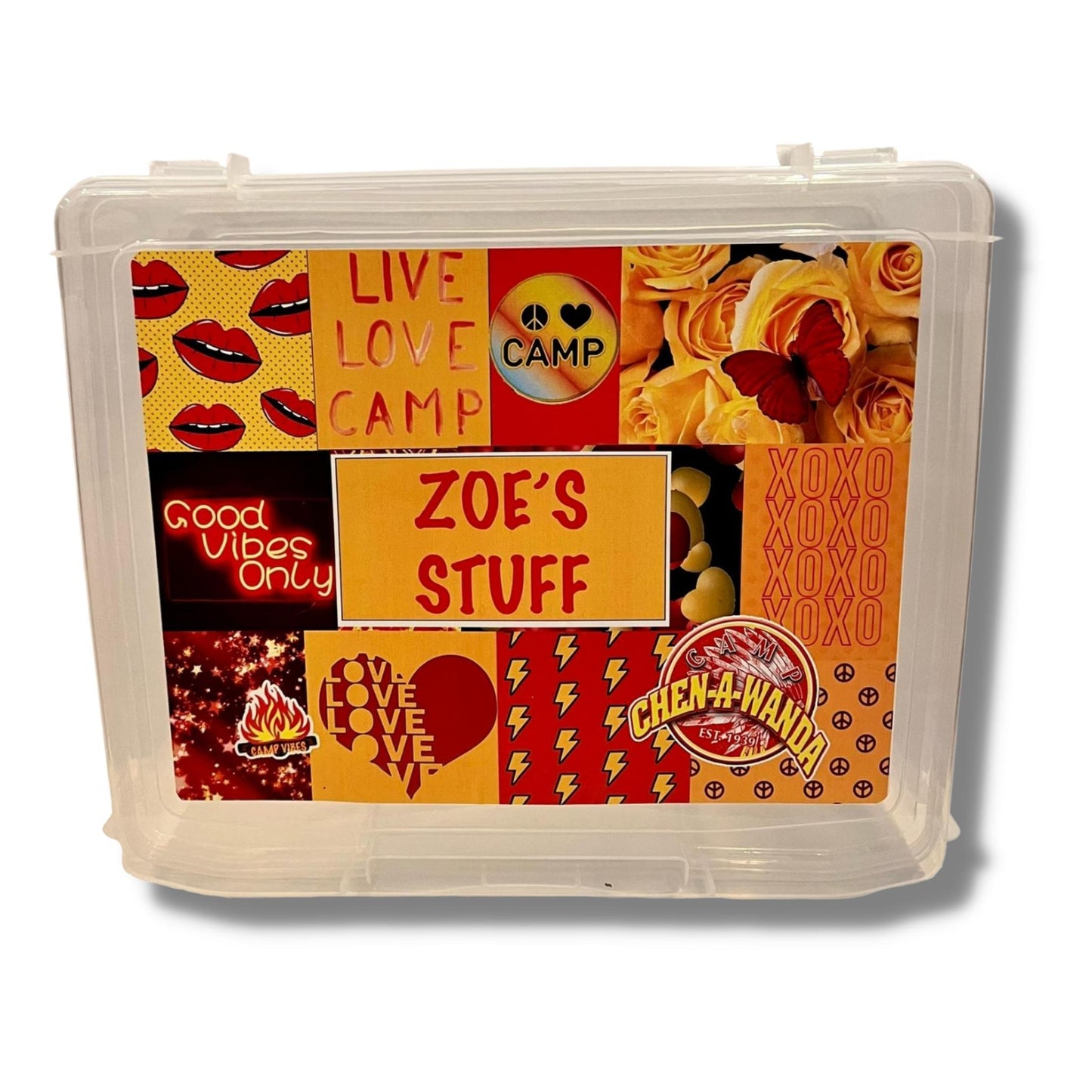 Custom Decoupaged Storage Bin - a Spirit Animal - Favorite Things Storage Container $45-$60 Alli Paige Camp