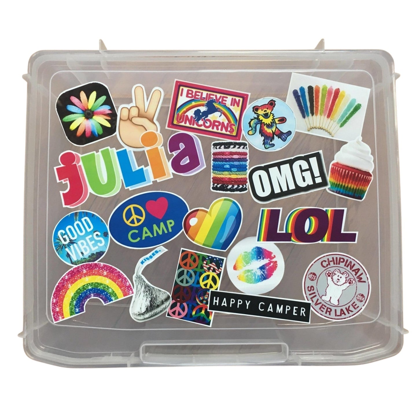 Custom Decoupaged Storage Box - a Spirit Animal -
