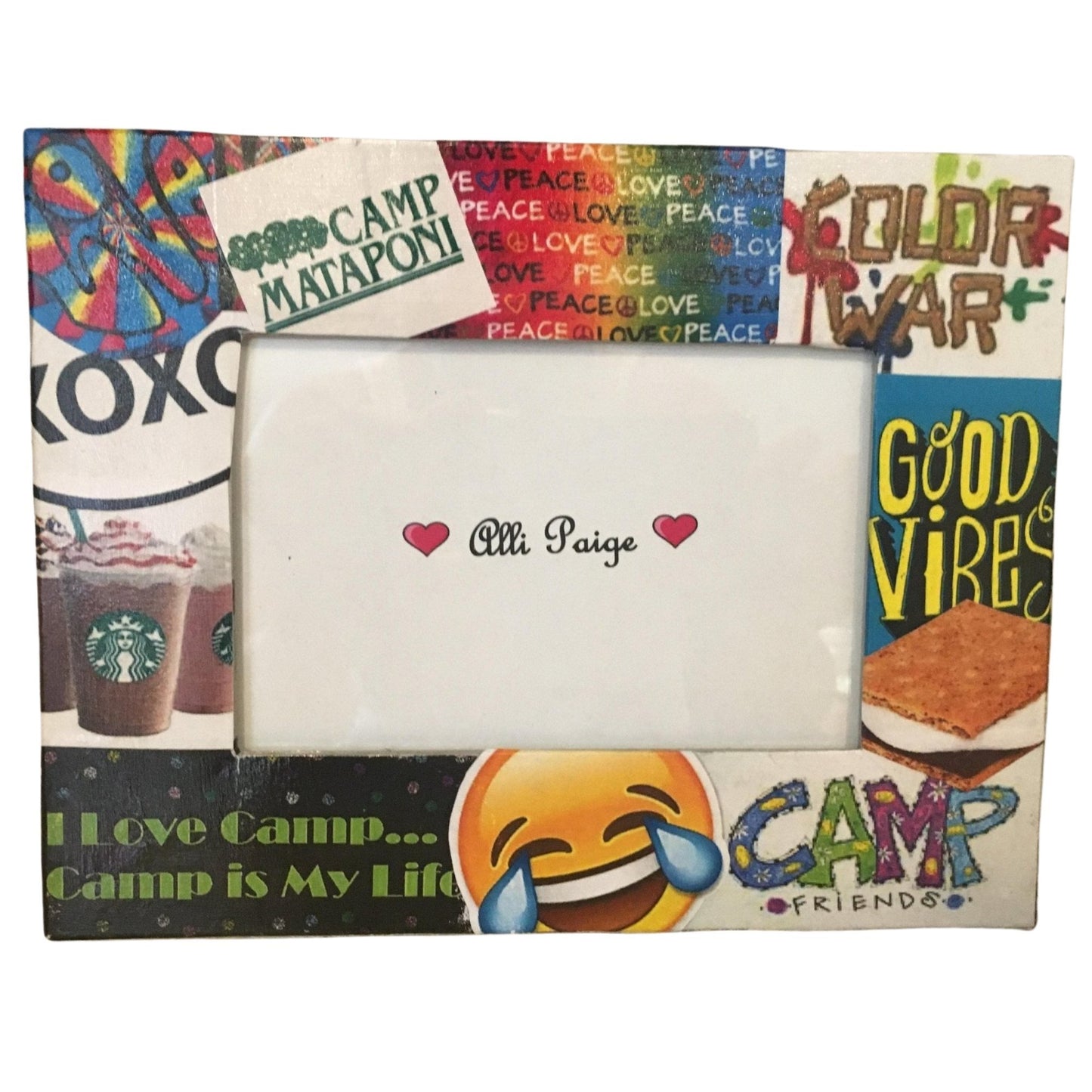 Custom Logo/Camp Decoupage Frames - a Spirit Animal - Favorite Things Logo Frame Alli Paige Camp Favorite Things Logo Frame