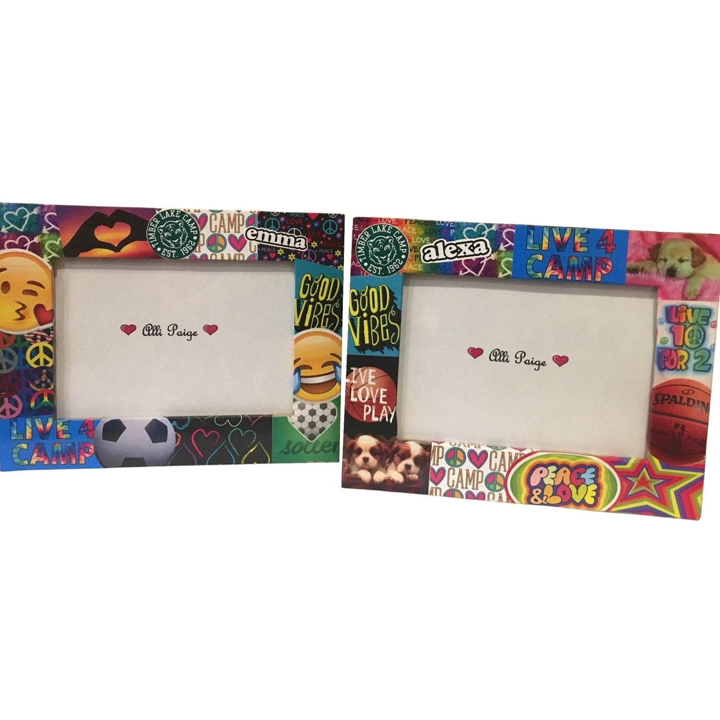 Custom Logo/Camp Decoupage Frames - a Spirit Animal - Favorite Things Logo Frame Alli Paige Camp Favorite Things Logo Frame