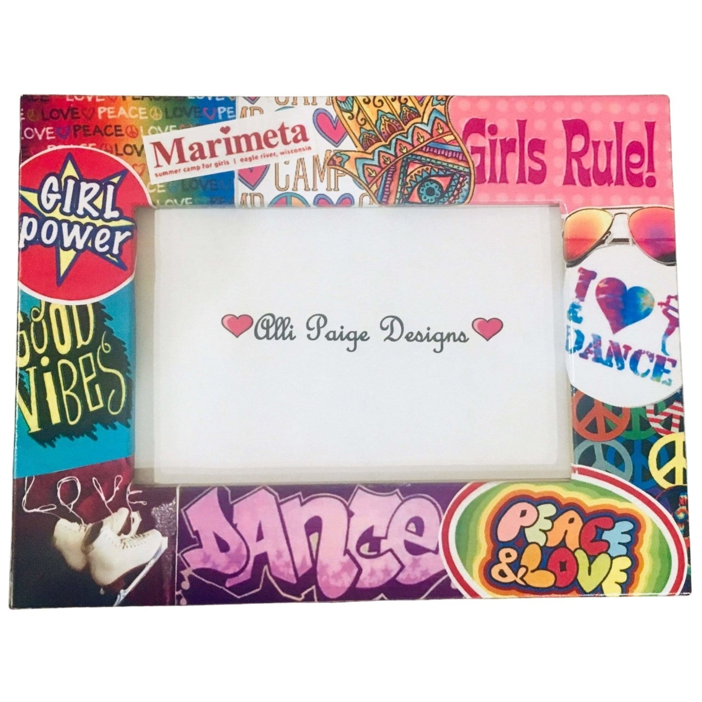 Custom Logo/Camp Decoupage Frames - a Spirit Animal - Favorite Things Logo Frame Alli Paige Camp Favorite Things Logo Frame