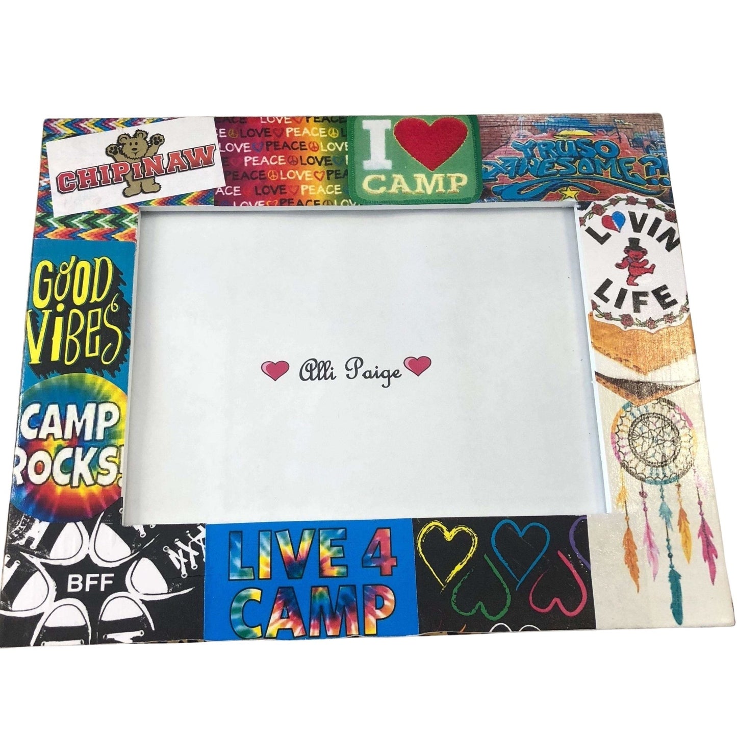 Custom Logo/Camp Decoupage Frames - a Spirit Animal - Favorite Things Logo Frame Alli Paige Camp Favorite Things Logo Frame