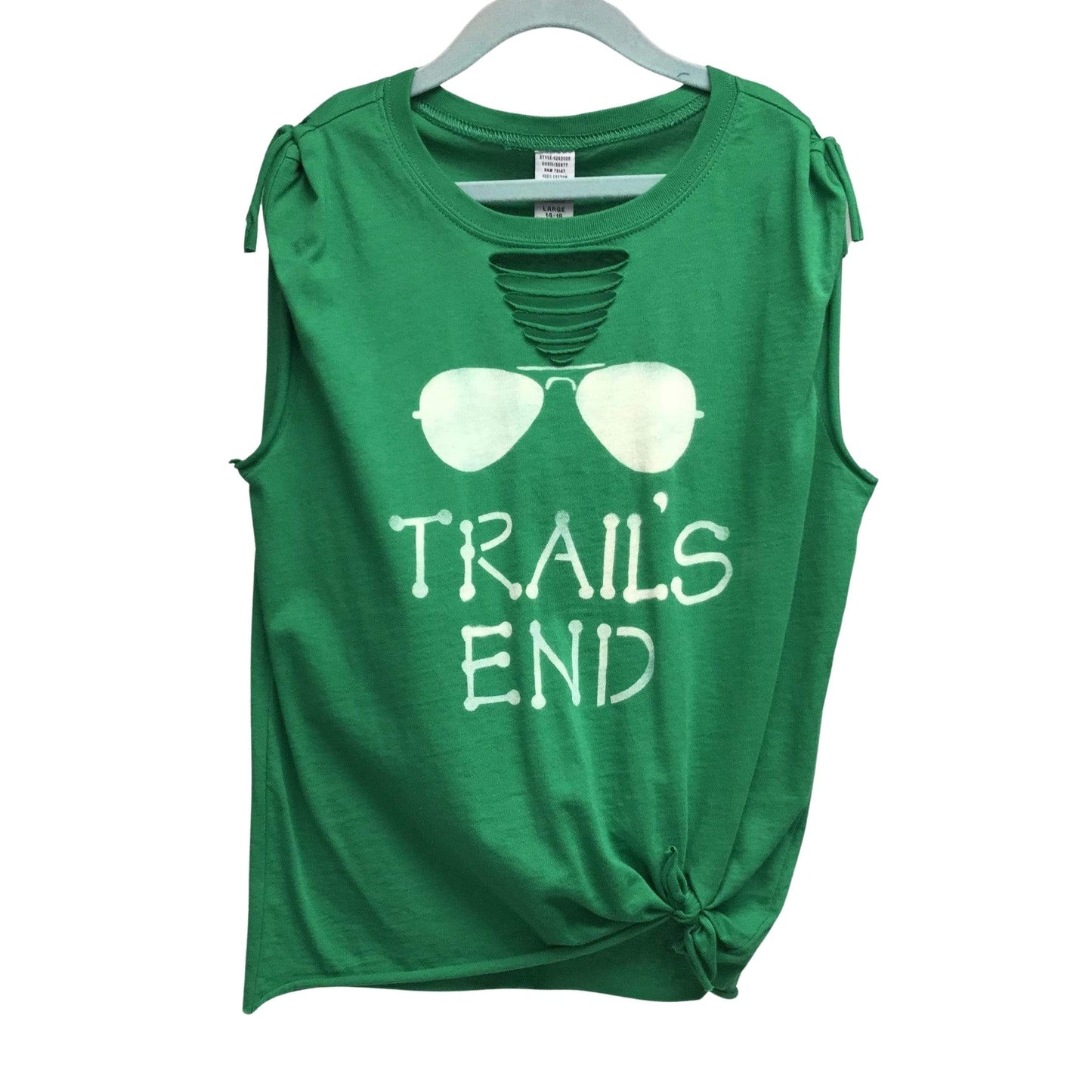 Custom Neck Slashes Snipped Tank - a Spirit Animal -