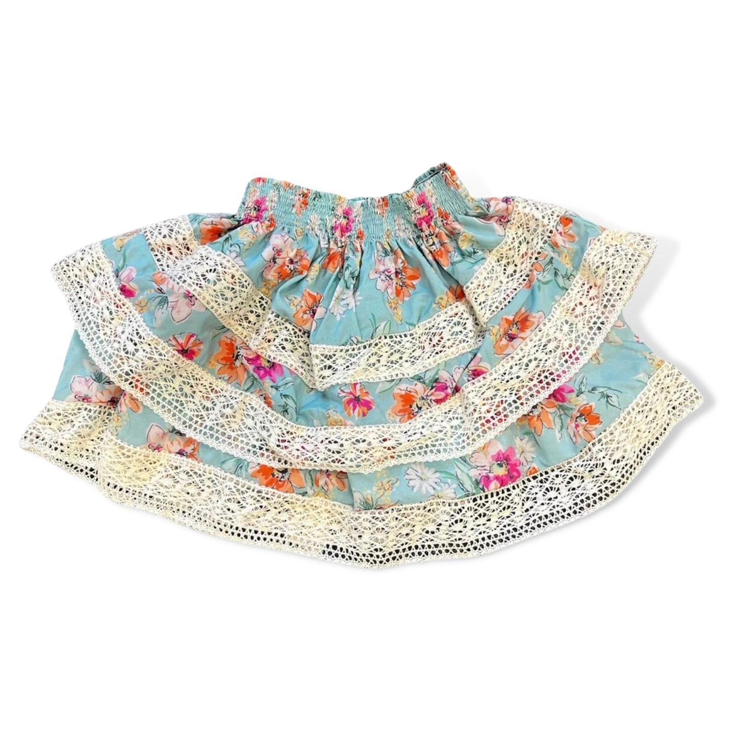 Dalai Aqua Bouquet Sophia Skirt - a Spirit Animal - swim active December 2023 bottoms Dalai