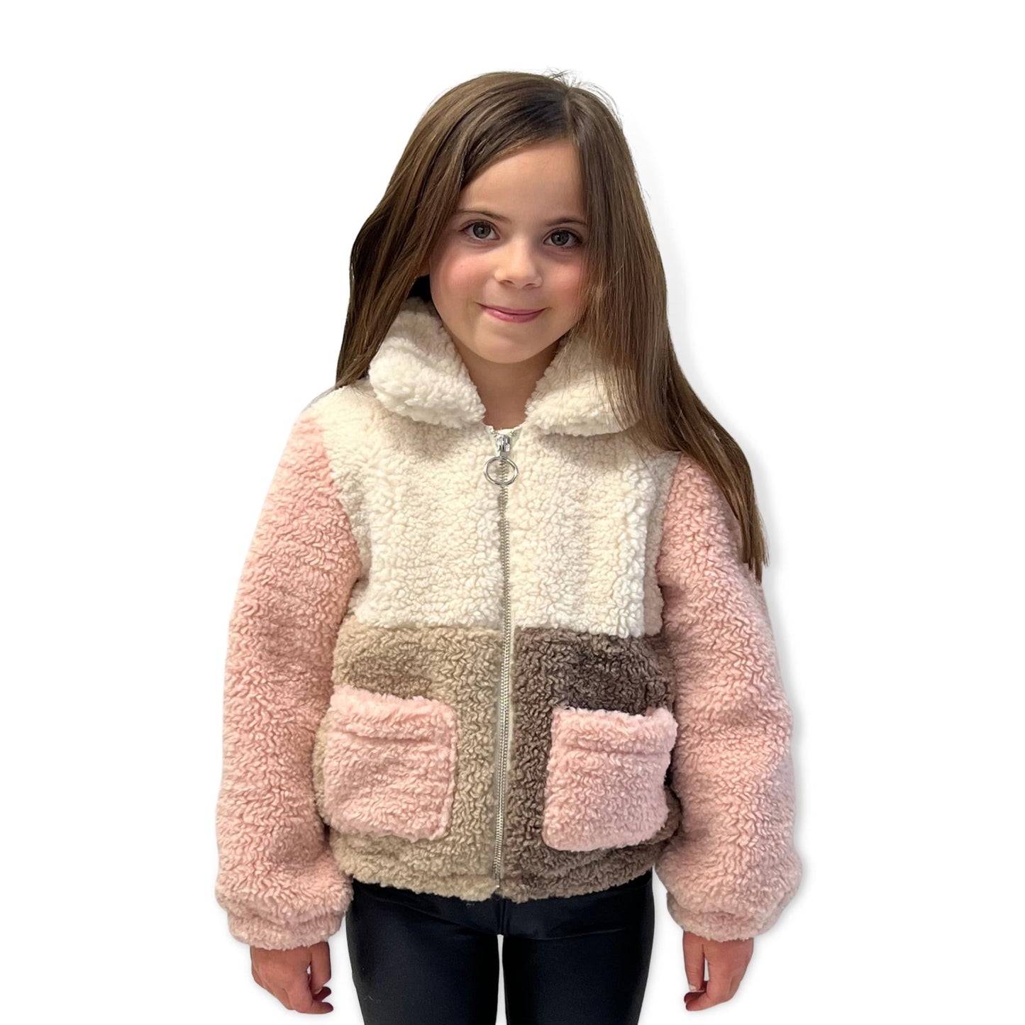 Design History Pink Cream Combo Long Sleeve Jacket - a Spirit Animal - Jacket $60-$90 active Sep 2022 Cream