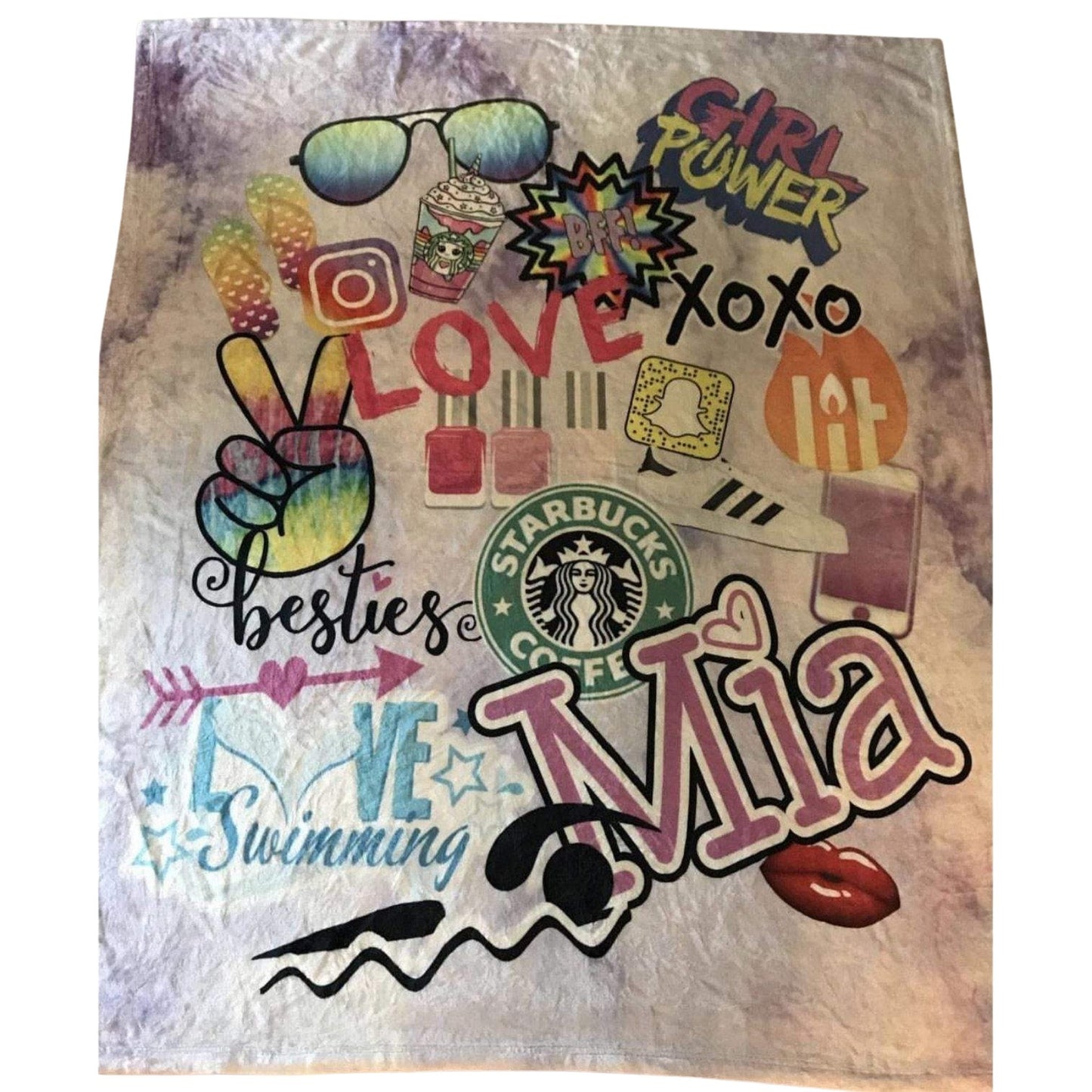 Favorite Things Blanket - a Spirit Animal - Custom Favorite Things Blanket Blanket Custom Favorite Things Blanket custom-blanket