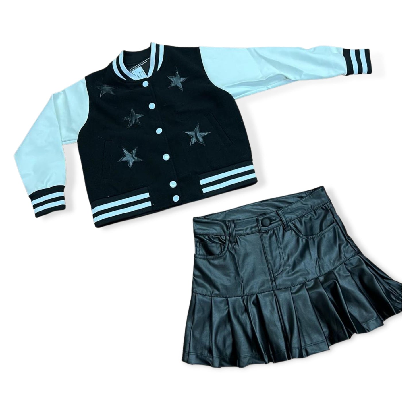 Flowers by Zoe Black Varsity / White Jacket - a Spirit Animal - Jacket active September 2023 black Extra-Large