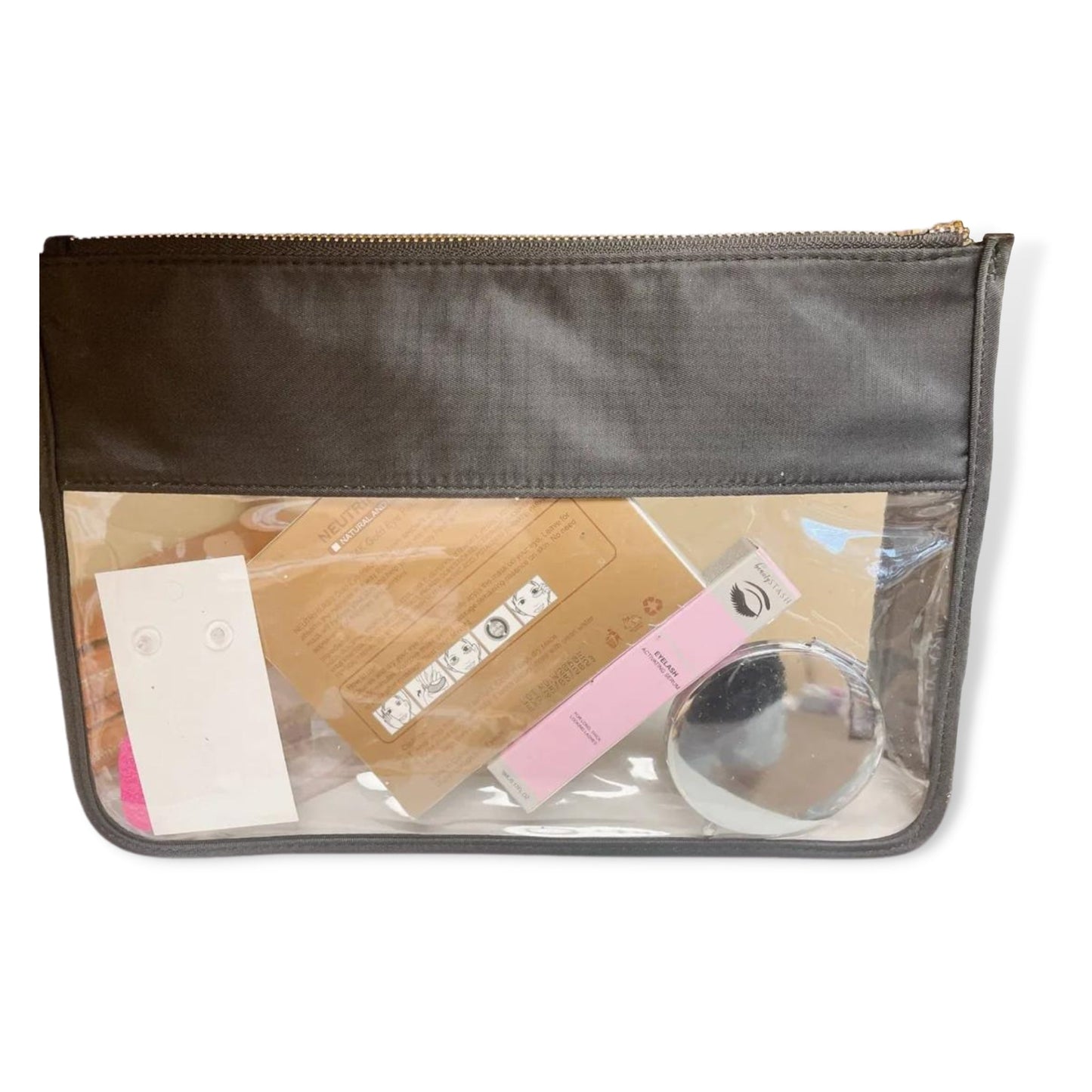GLAM Black Clear Luxury Nylon Pouch - a Spirit Animal - Pouch $30-$60 a Spirit Animal accessories