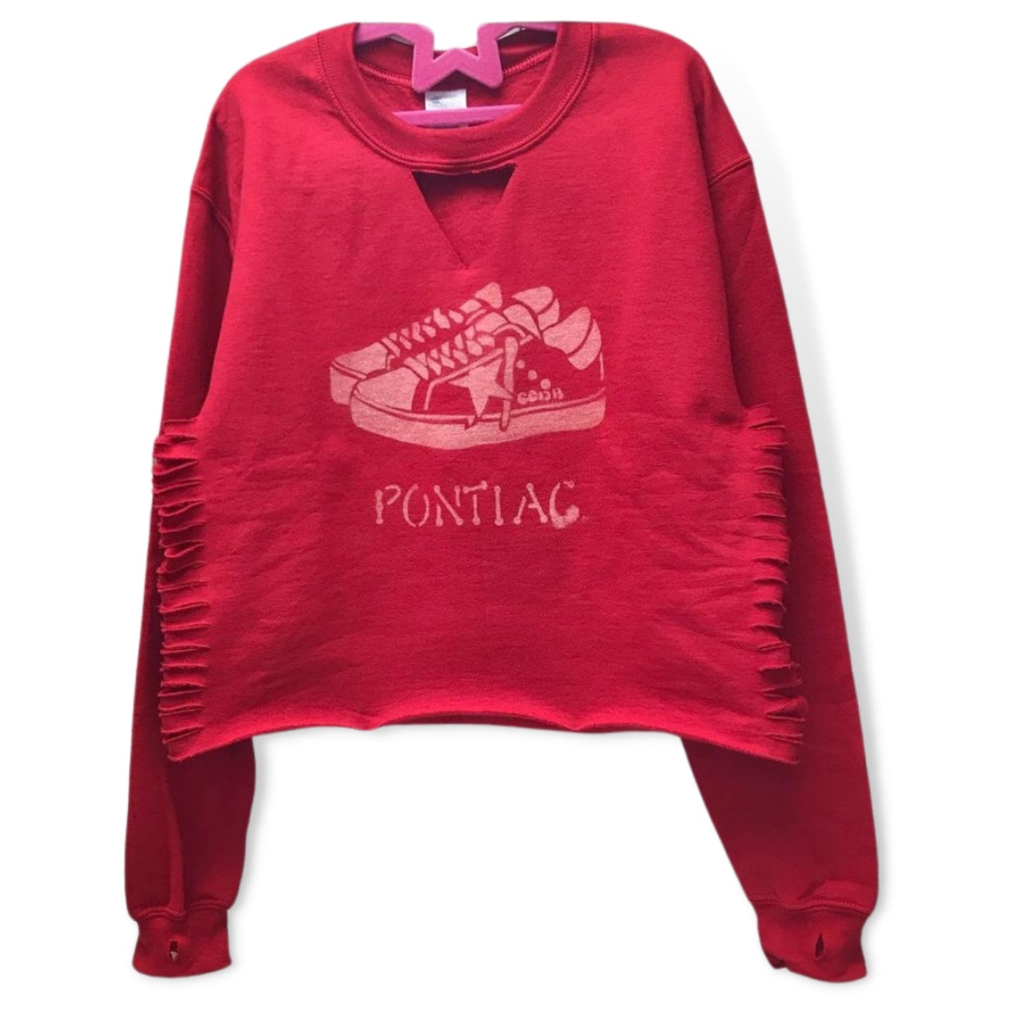 Golden Goose Custom Side Cuts and Keyhole Neck Camp Crew - a Spirit Animal - Long Sleeve Top active January 2024 adult Ali & Joe