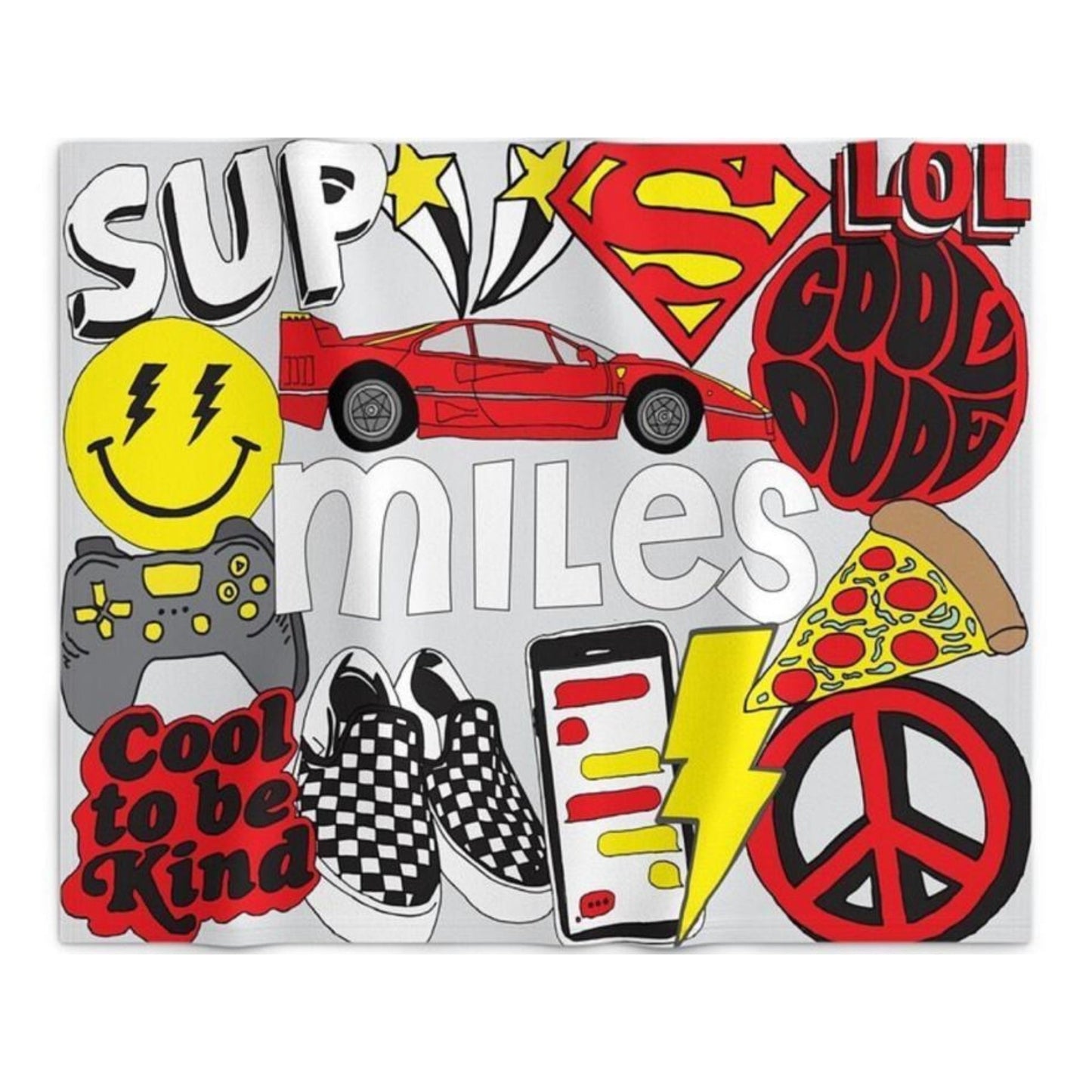 Just Love Designs Sherpa Blanket - a Spirit Animal - blanket active November 2023 Blanket Custom