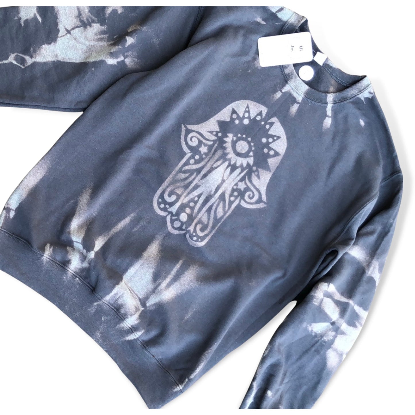 Large Hamsa Custom Camp Crew - a Spirit Animal - Long Sleeve Top active February 2024 adult Ali & Joe
