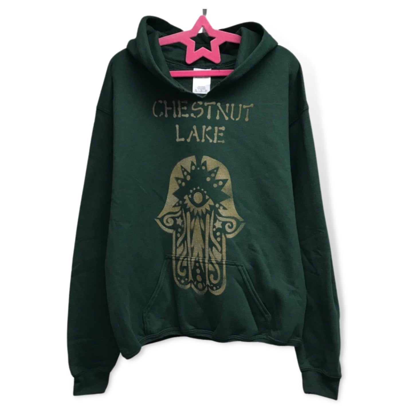 Large Hamsa Custom Camp Notch Hoodie - a Spirit Animal - Hoodie active February 2024 adult Ali & Joe