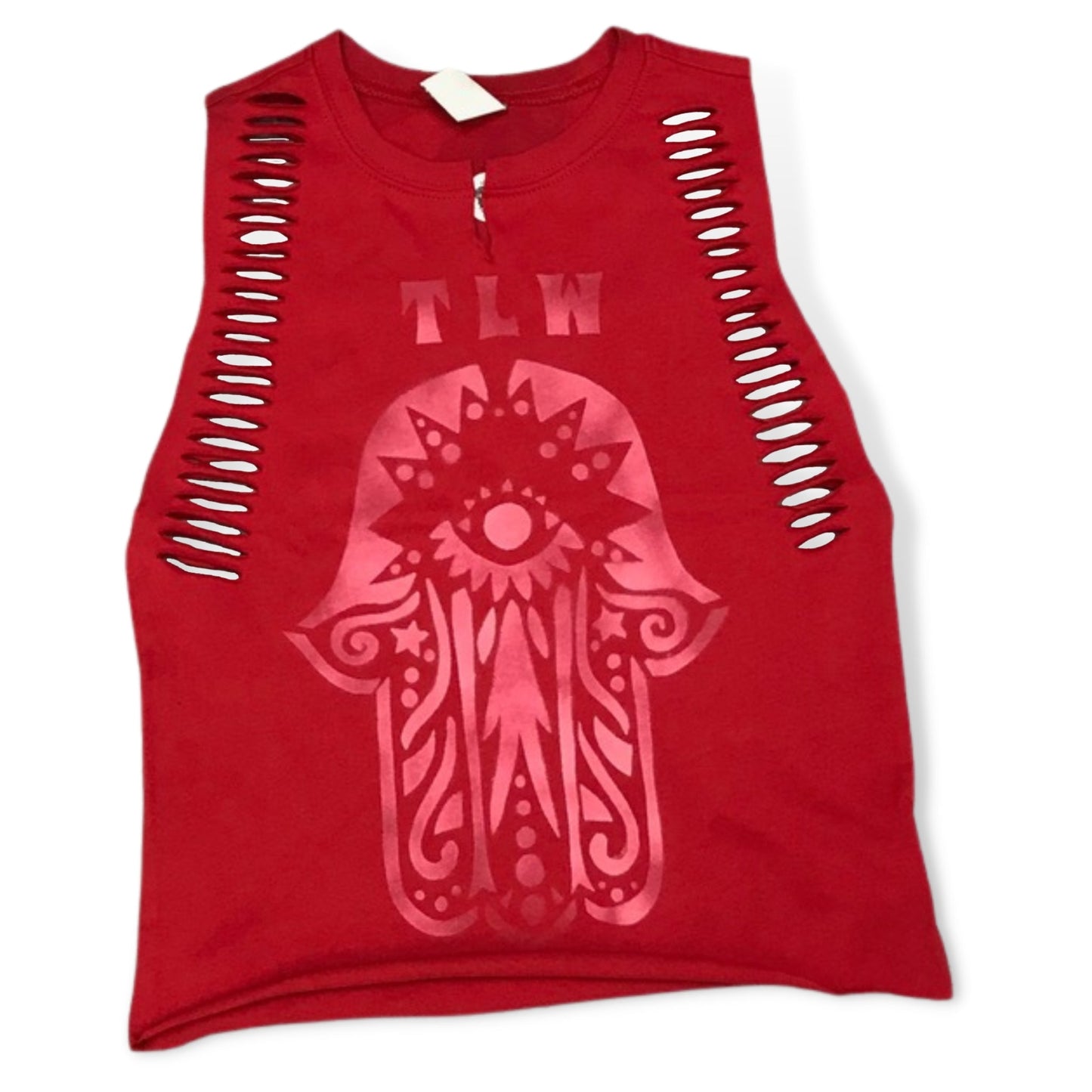 Large Hamsa Custom Ladder Snip Camp Tank - a Spirit Animal - Custom Tank active January 2024 adult Ali & Joe