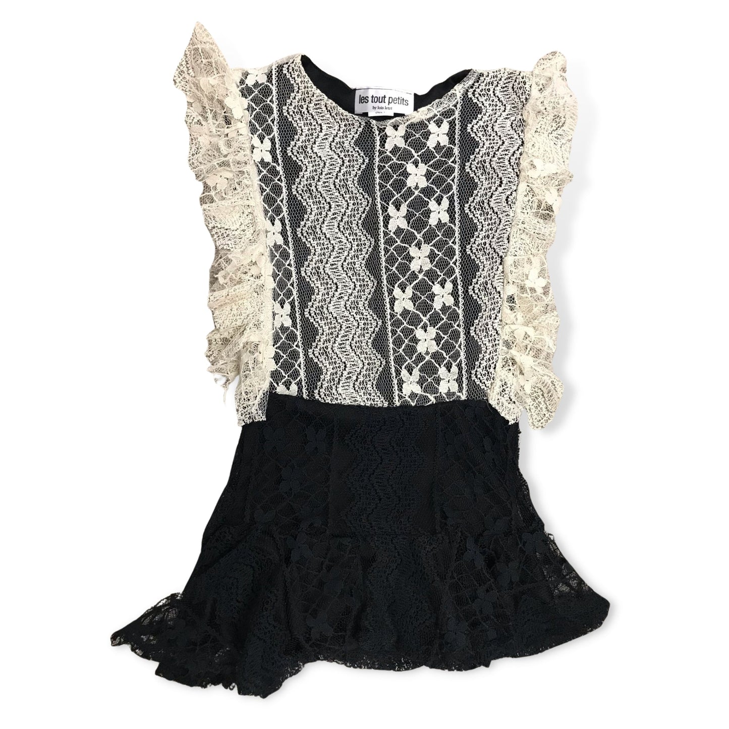 Les Tout Petits Ivory Panel / Black Assorted Dress - a Spirit Animal - Dress active September 2023 black dress