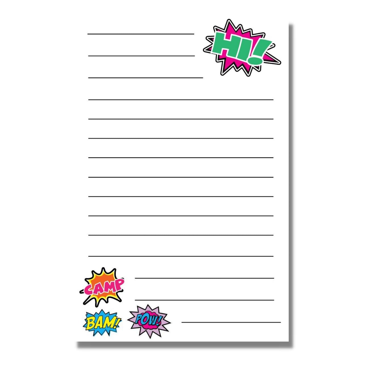 Lockedbylaz Custom Camp Notepads - a Spirit Animal - Custom Camp Notepads accessories Camp Custom