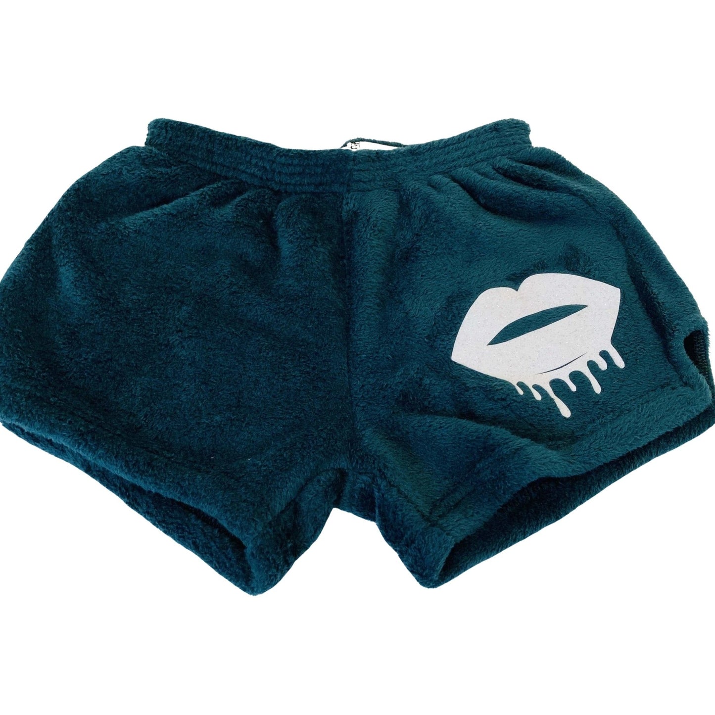 Made with Love Fuzzy Plush Custom Camp Shorts - a Spirit Animal -