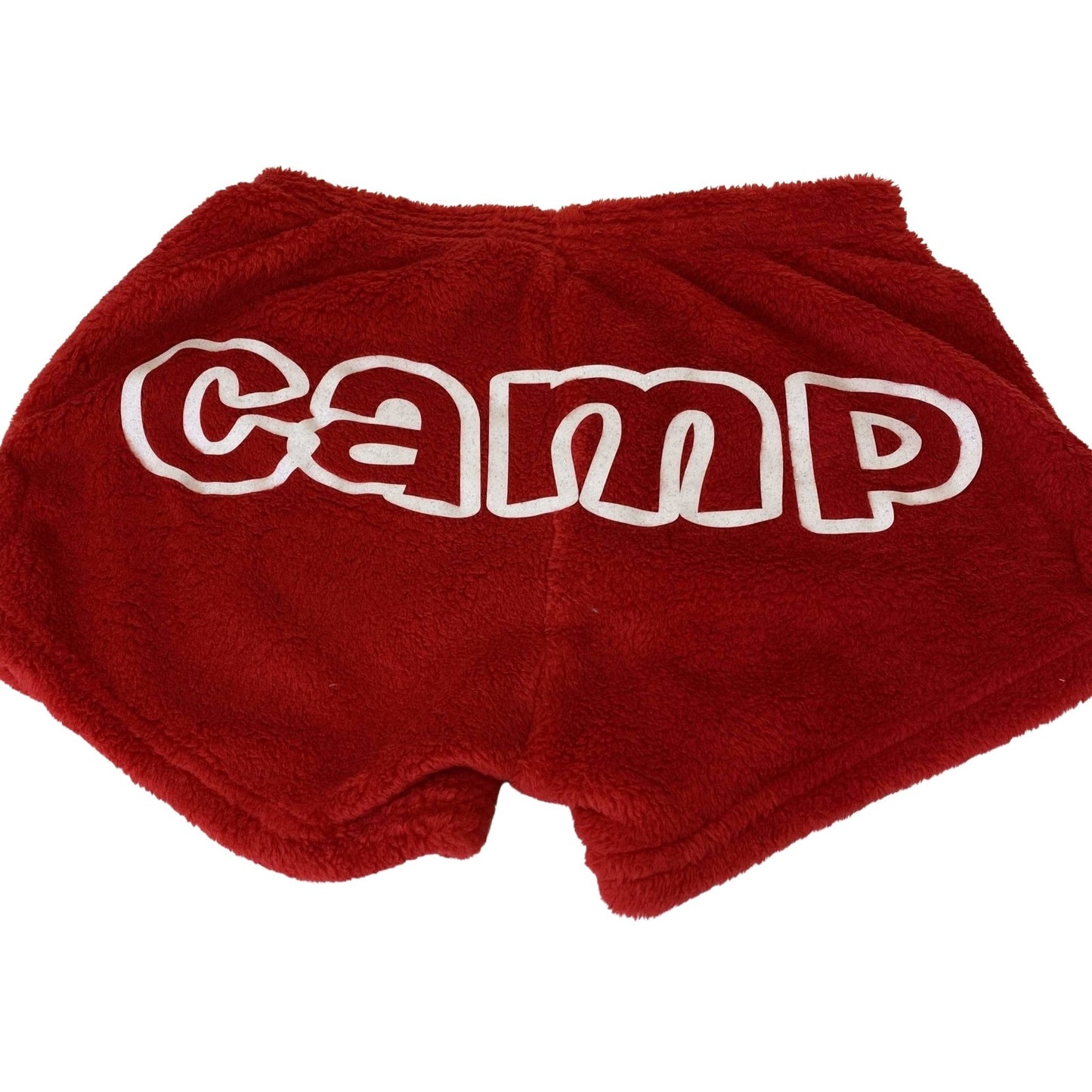 Made with Love Fuzzy Plush Custom Camp Shorts - a Spirit Animal -