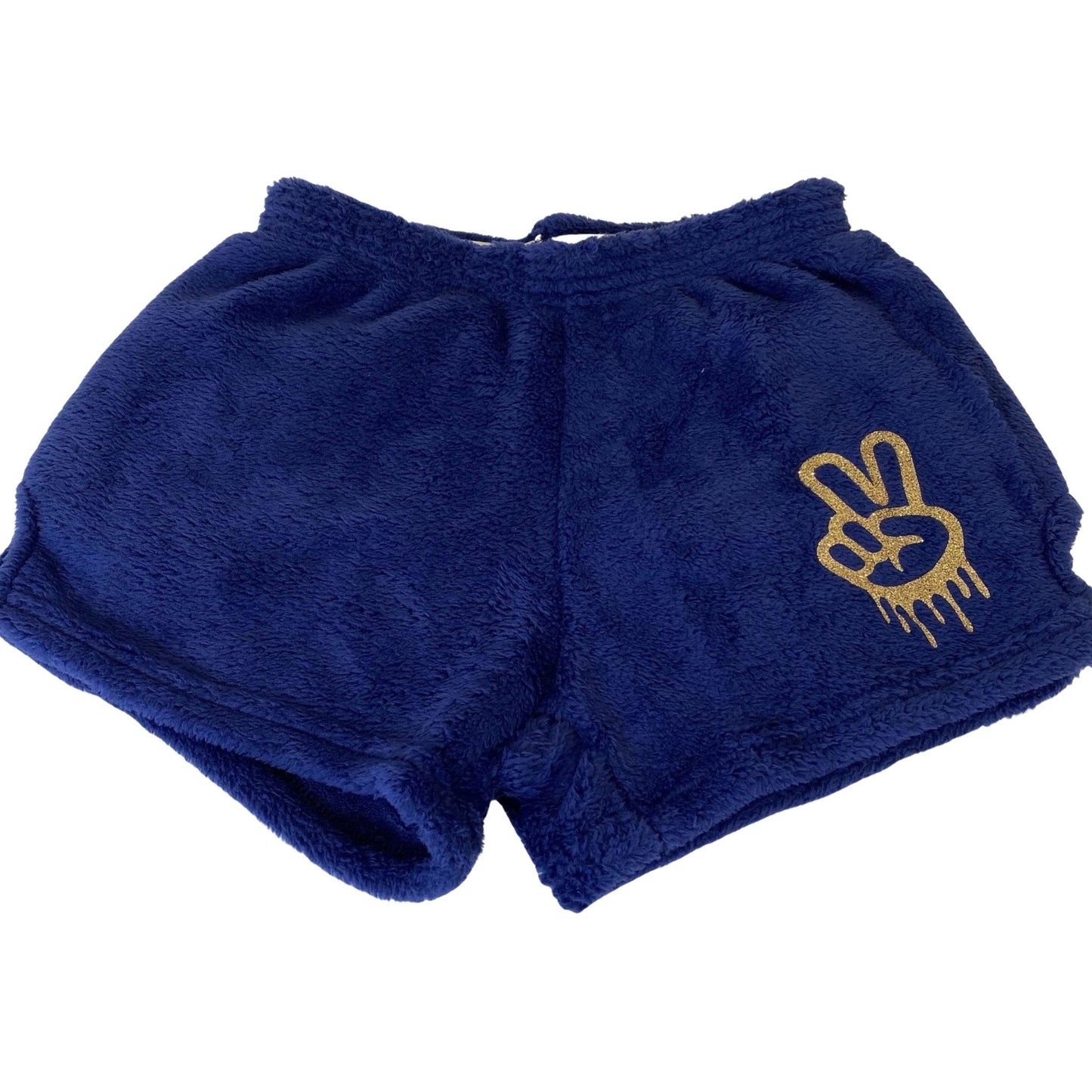 Made with Love Fuzzy Plush Custom Camp Shorts - a Spirit Animal -