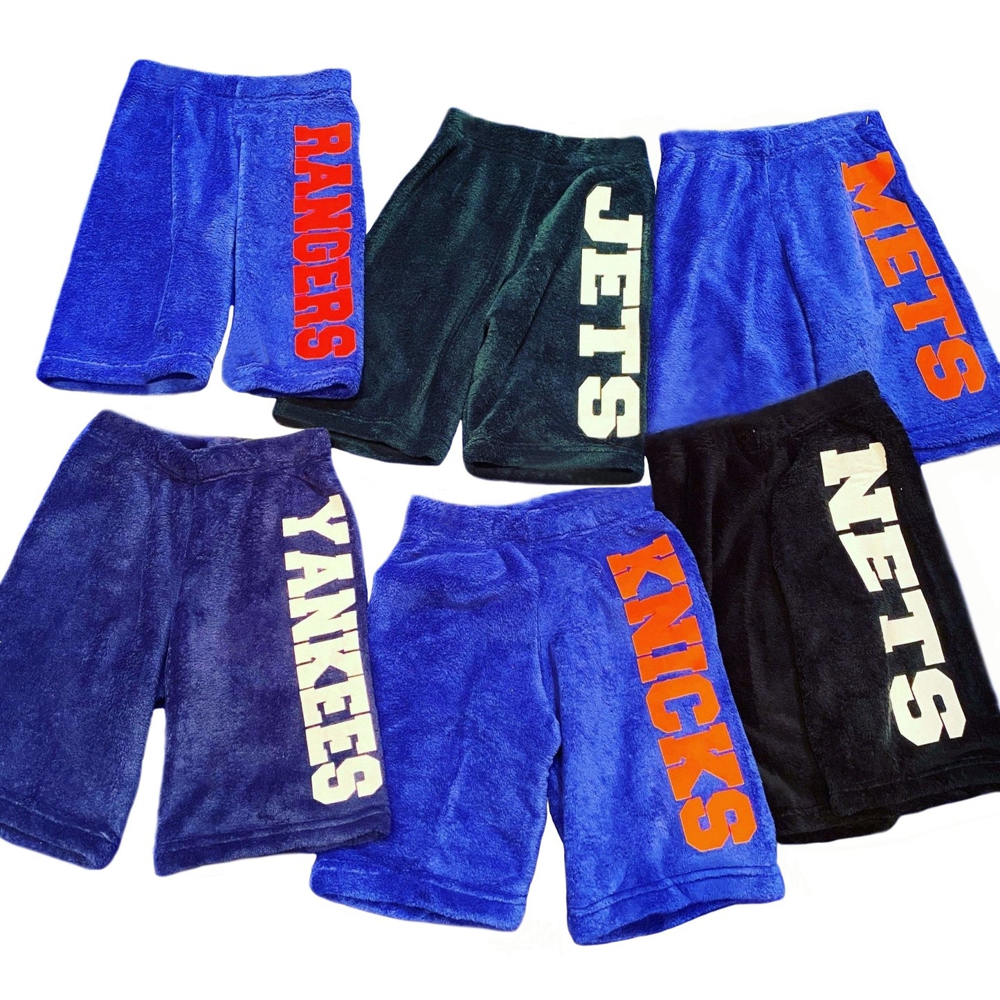 Made with Love & Kisses Fuzzy Sports Colored Bermuda Shorts - a Spirit Animal -