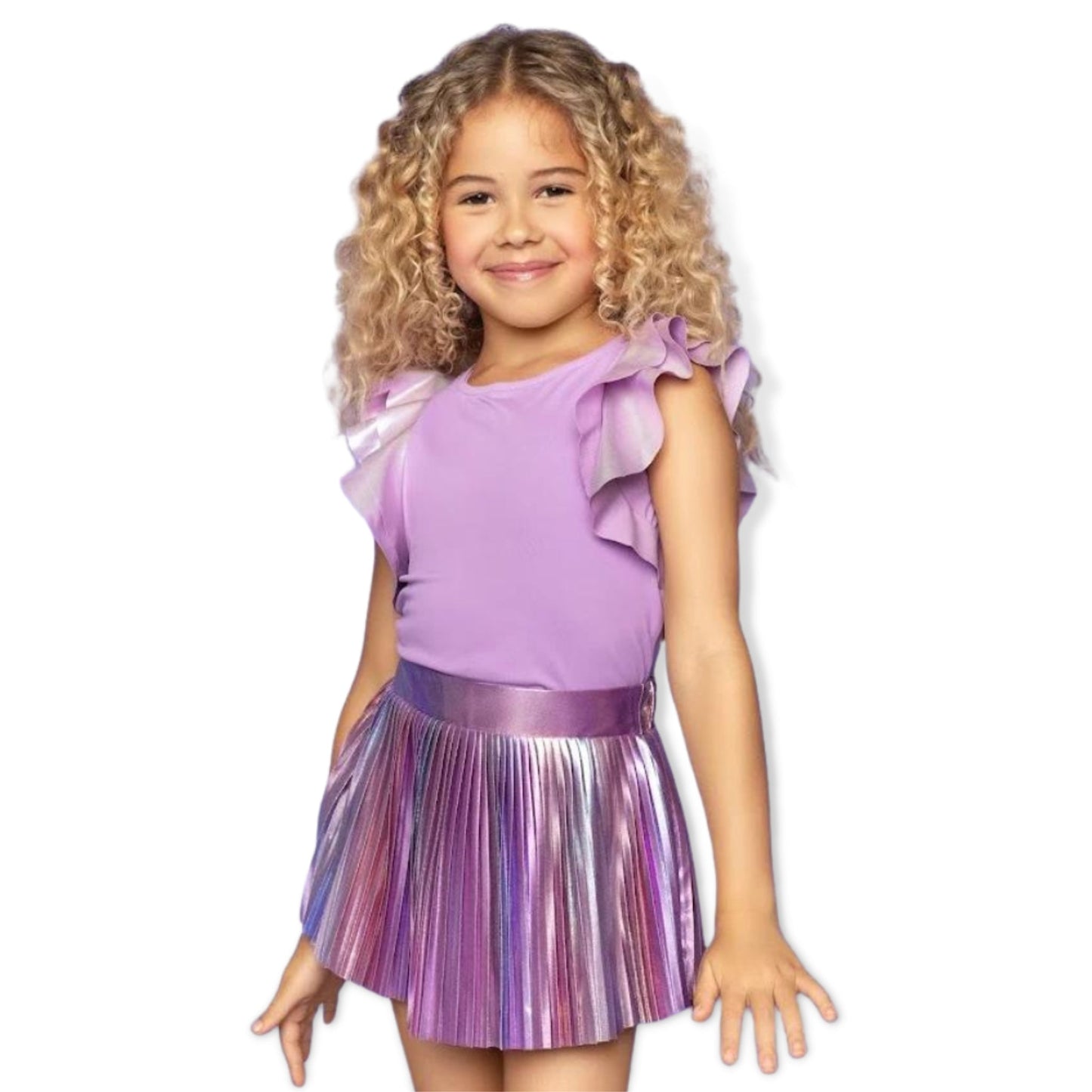 Mia New York Purple Flutter Top - a Spirit Animal - Tops active February 2024 Kids Mia New York